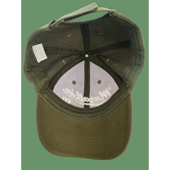 Mazatlan Mexico Hat Cap Adults Olive Green Strap Back Adjustable Embroidered Men - Picture 6 of 9